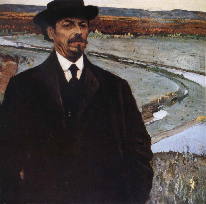 Nesterov Nikolai Stepanovich Self-Portrait Germany oil painting art